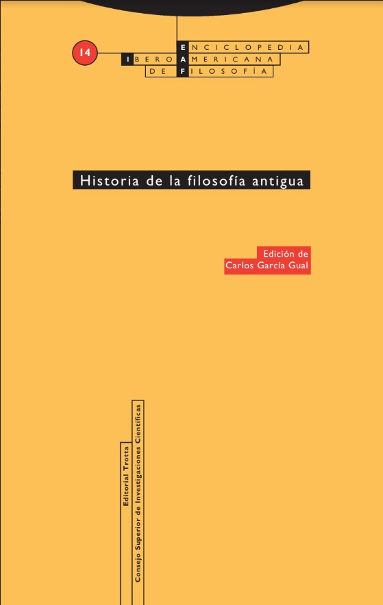 HISTORIA DE LA FILOSOFÍA ANTIGUA